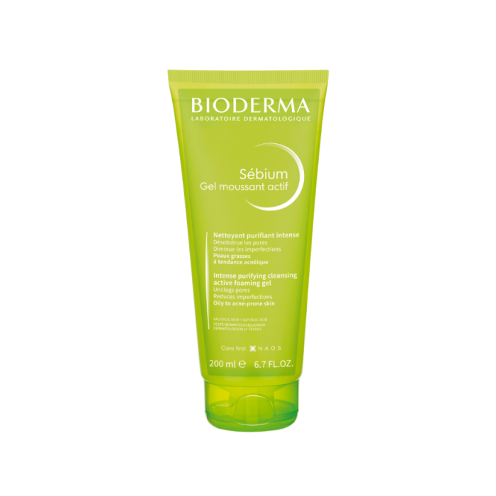 BIODERMA SEBIUM GEL MOUSSANT ACTIF 200ML