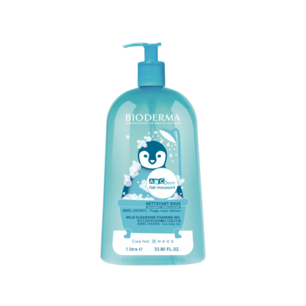 BIODERMA ABCDERM GEL MOUSSANT 1LT