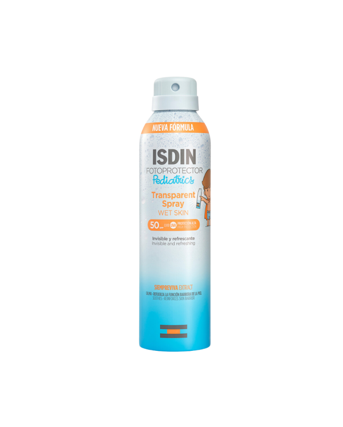 ISDIN PROTECTOR SOLAR PEDIATRICS TRANSPARENTE SPRAY WET SKIN SPF50 250ML