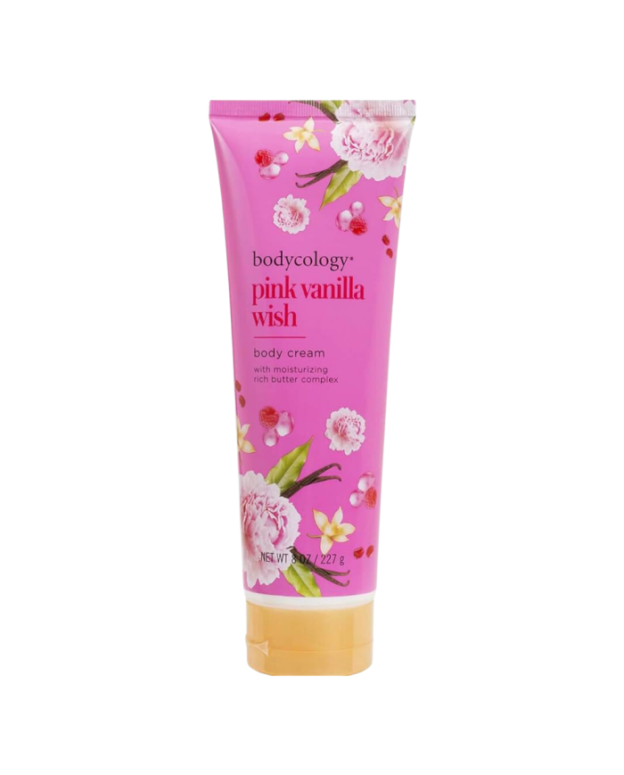 BODYCOLOGY PINK VANILLA WISH BODY CREAM 227G