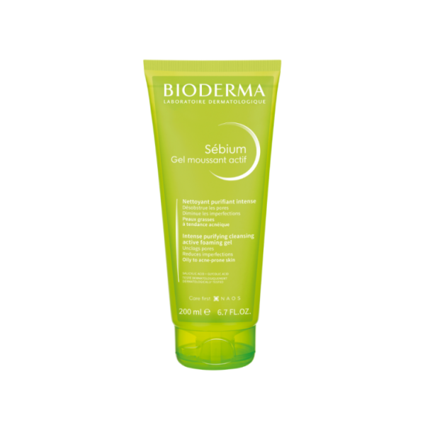 BIODERMA SEBIUM GEL MOUSSANT ACTIF 200ML