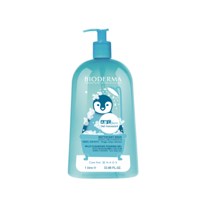 BIODERMA ABCDERM GEL MOUSSANT 1LT