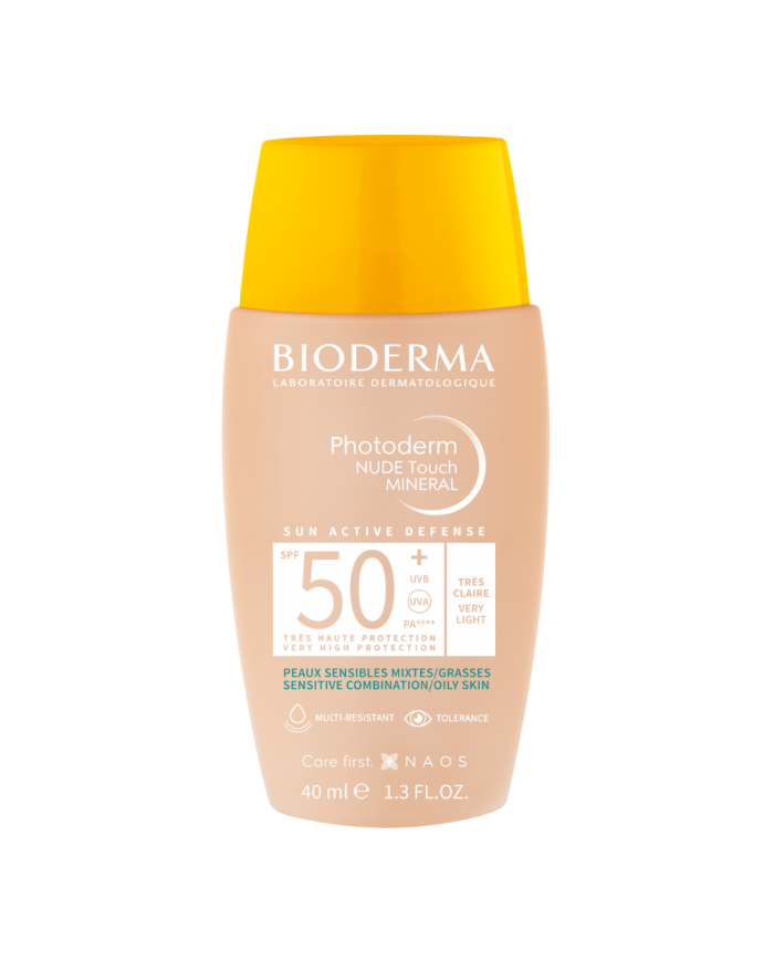 IODERMA PHOTODERM NUDE TOUCH MINERAL TONO CLARO SPF 50+ 40ML