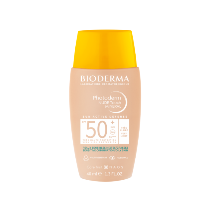 BIODERMA PHOTODERM NUDE TOUCH MINERAL TONO CLARO SPF 50+ 40ML