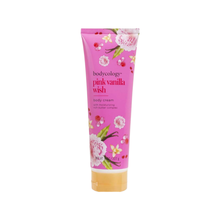 BODYCOLOGY PINK VANILLA WISH BODY CREAM 227G
