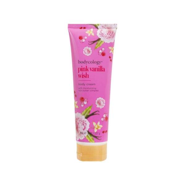 BODYCOLOGY PINK VANILLA WISH BODY CREAM 227G
