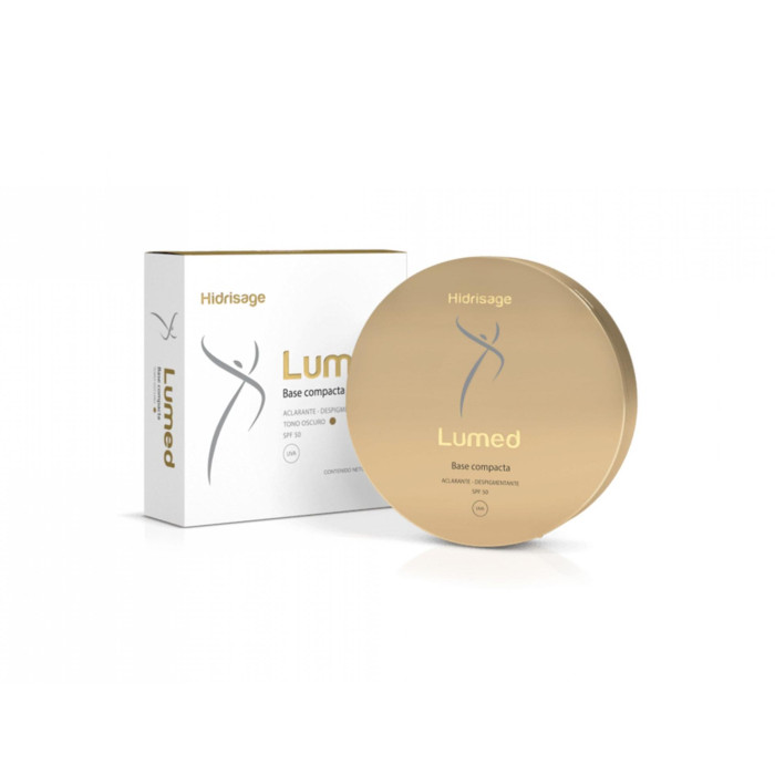 HIDRISAGE LUMED BASE COMPACTA TONO OSCURO 10G