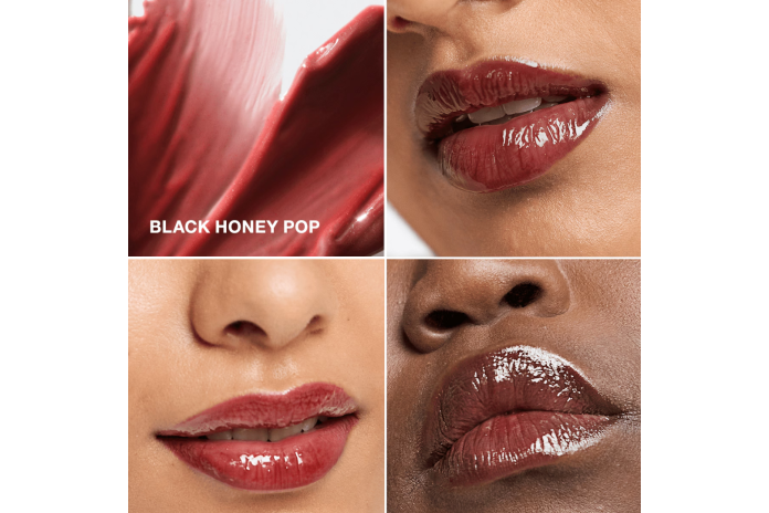 CLINIQUE-POP PLUSH LIPGLOSS 01 BLACK HONEY