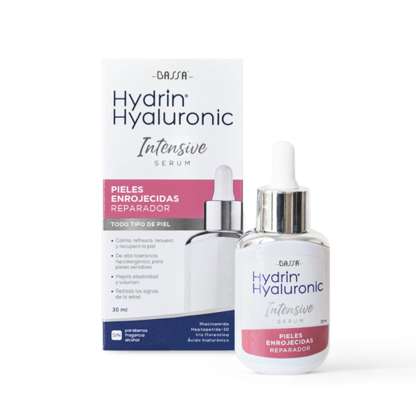 BASSA HYDRIN HYALURONIC INTENSIVE SERUM PIELES ENROJECIDAS REPARADOR 30 ML