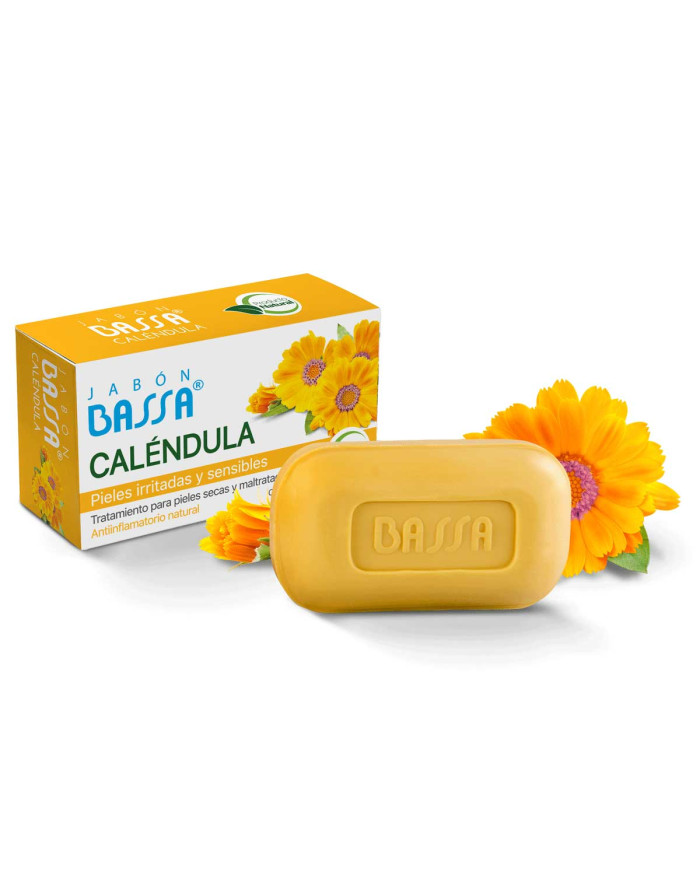 BASSA CALENDULA JABON PIELES ENROJECIDAS 90G