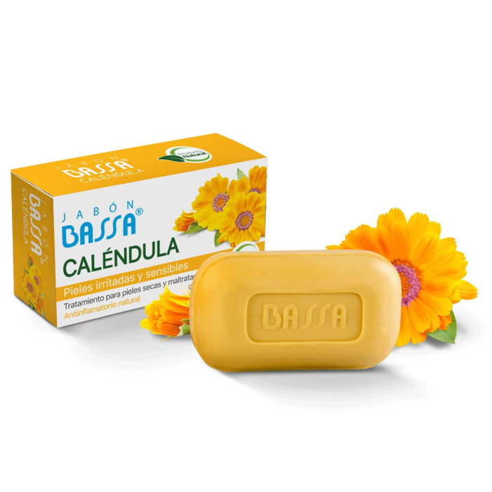 BASSA CALENDULA JABON PIELES ENROJECIDAS 90G