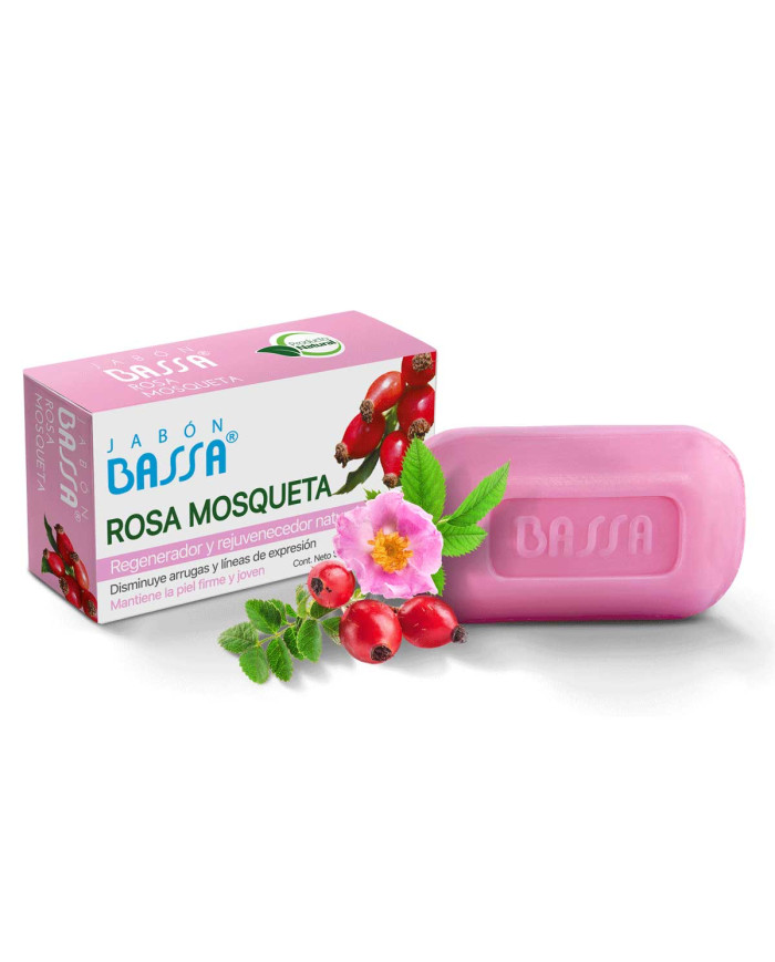 BASSA JABON ROSA MOSQUETA 90G