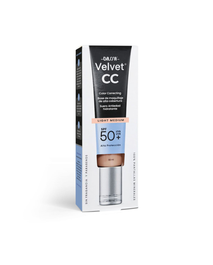 BASSA VELVET BASE DE MAQUILLAJE MEDIUM SPF50+