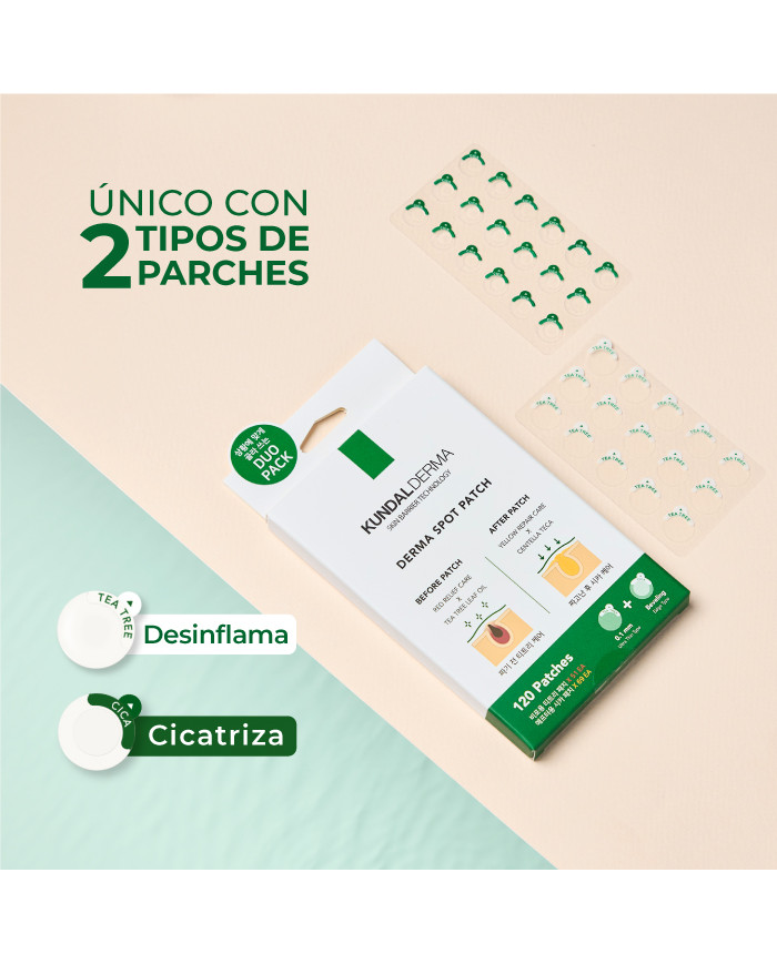 KUNDAL DERMA PARCHES PARA ESPINILLAS X 120 PARCHES