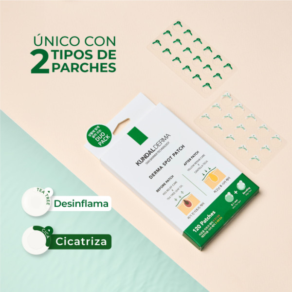 KUNDAL DERMA PARCHES PARA ESPINILLAS X 120 PARCHES