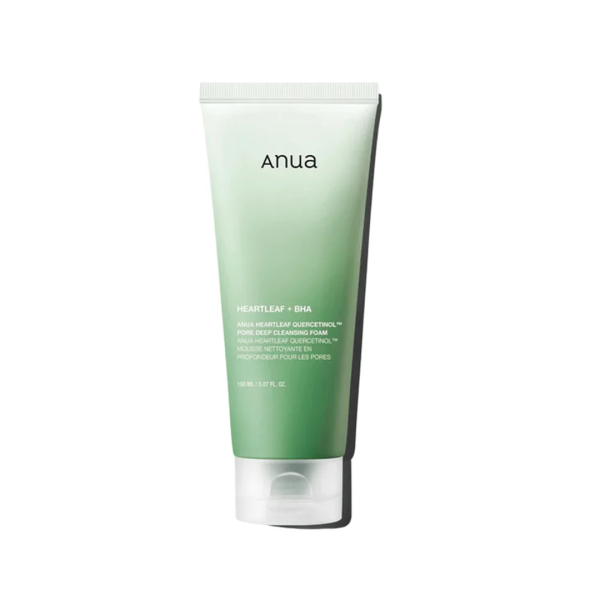ANUA JABON HEARTLEAF QUERCETINOL PORE DEEP CLEANSING FOAM 150ML