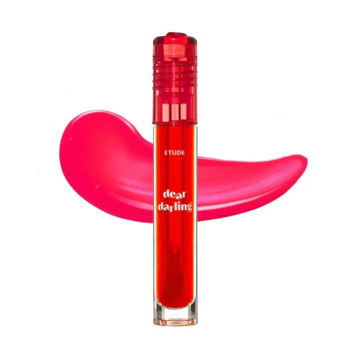 ETUDE DEAR DARLING WATER GEL TANGERINE RED  01
