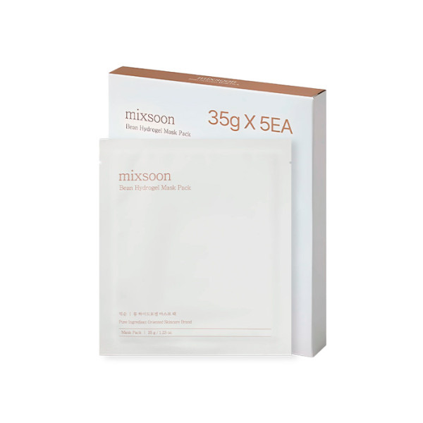 MIXSOON BEAN COLLAGE HYDROGEL MASK caja x 5 mascarillas