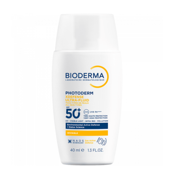 BIODERMA PHOTODERM XDEFENSE ULTRA FLUID SPF50+ INVISIBLE F40ml