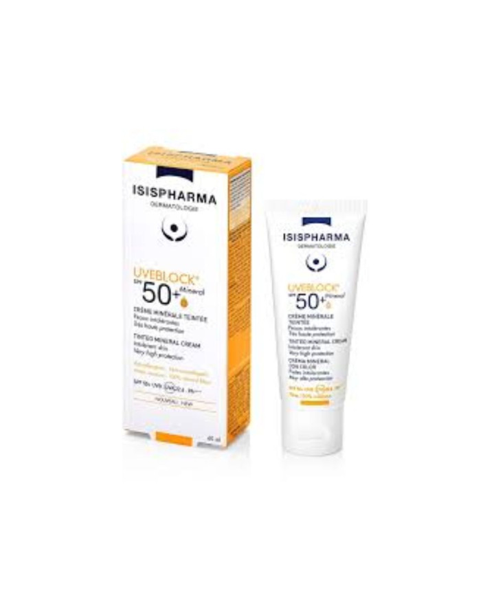 ISISPHARMA UVEBLOCK MINERAL TINTED SPF50 40ML