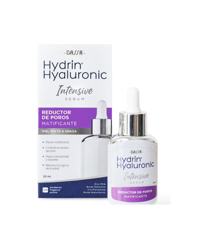 BASSA HYDRIN HYALURONIC INTENSIVE REDUCTOR DE POROS MATIFICANTE