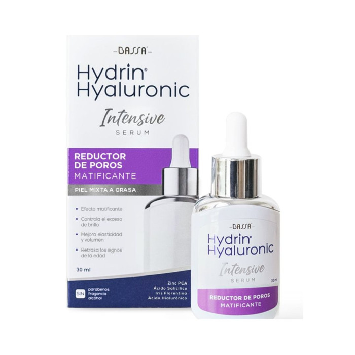 BASSA HYDRIN HYALURONIC INTENSIVE REDUCTOR DE POROS MATIFICANTE