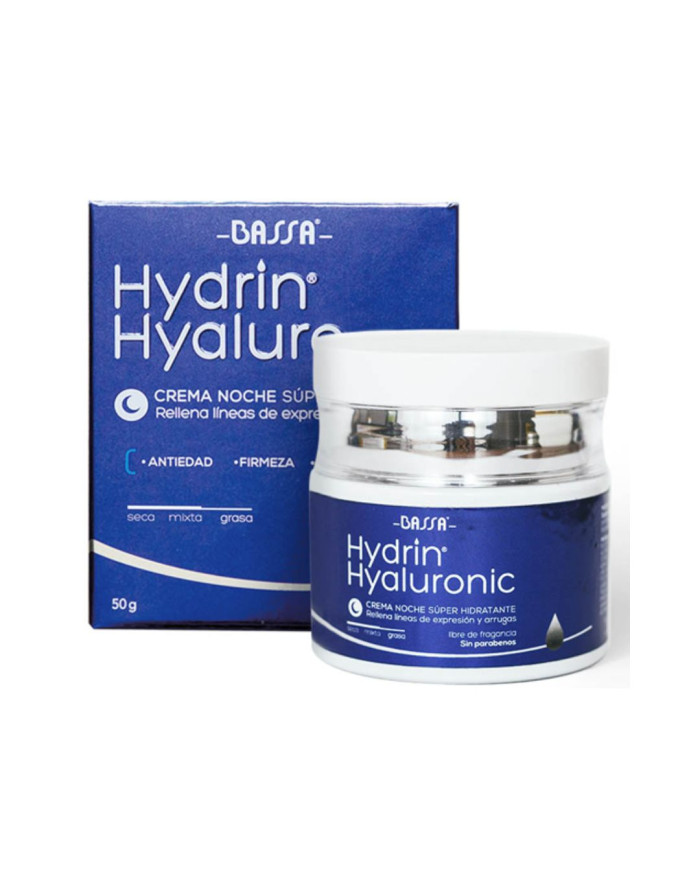 BASSA HYDRIN HYALURONIC CREMA NOCHE 50G