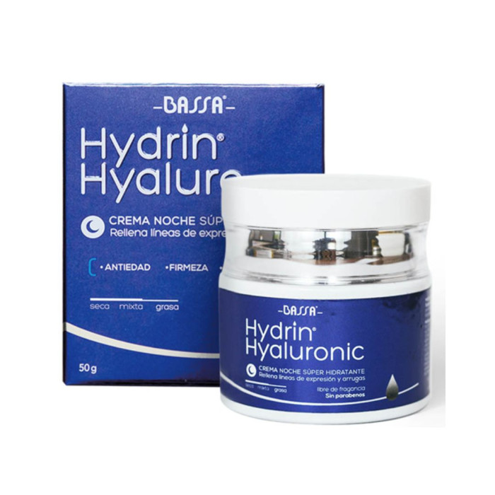 BASSA HYDRIN HYALURONIC CREMA NOCHE 50G