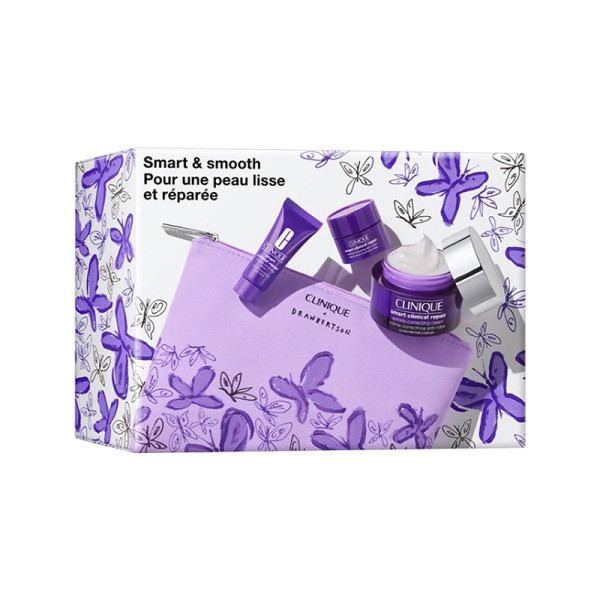 CLINIQUE-SET SMART (CREAM+CONT+SERUM) estuche