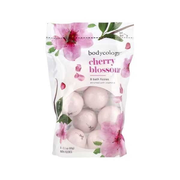 BODYCOLOGY CHERRY BLOSSOM 8 BATH FIZZIES 60G