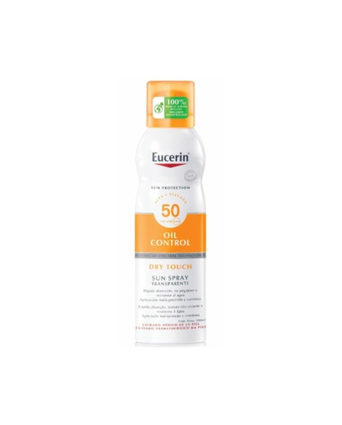 EUCERIN SUN SPRAY OIL CONTROL TOQUE SECO CORPORAL 200ML