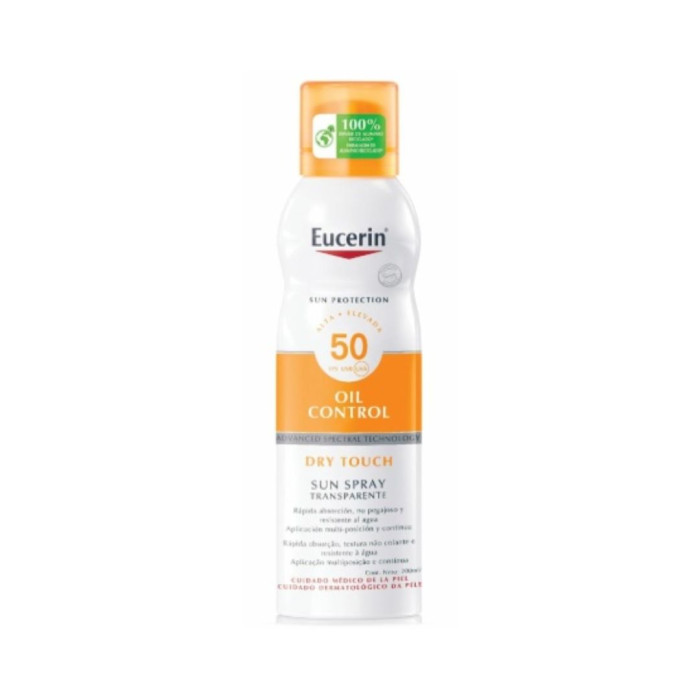 EUCERIN SUN SPRAY OIL CONTROL TOQUE SECO CORPORAL 200ML