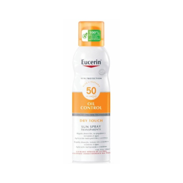 EUCERIN SUN SPRAY OIL CONTROL TOQUE SECO CORPORAL 200ML