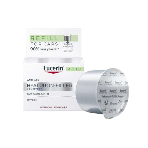EUCERIN HYALURON FILLER + 3X EFECT CREMA DIA FPS15 REPUESTO DEL PRODUCTO 50ML
