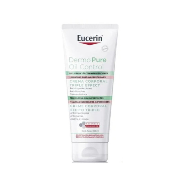 EUCERIN DERMO PURE OIL CONTROL CREMA CORPORAL TRIPLE EFFECT