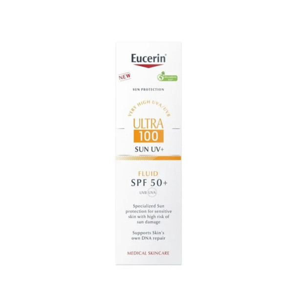 EUCERIN PROTECTOR SOLAR ULTRA 100 FLUID CREAM FACIAL FPS 50+