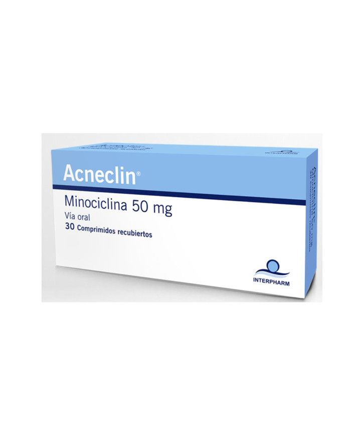 INTERPHARM ACNECLIN 50MG X 30CAPSULAS