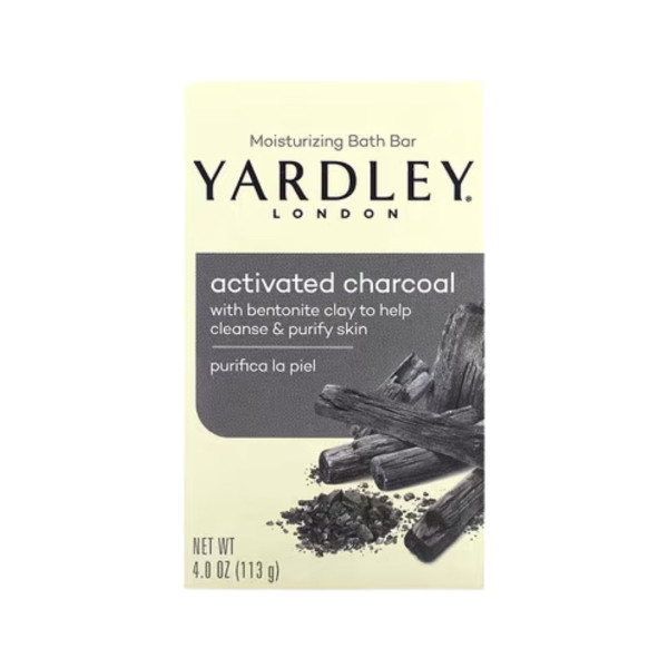 YARDLEY  ACTIVATED CHARCOAL JABON 113G