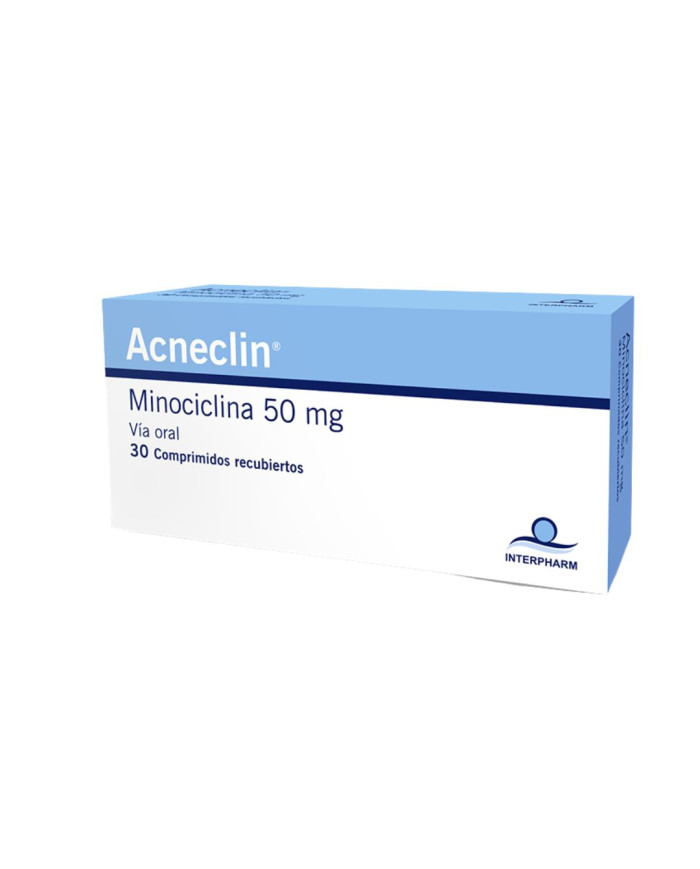 INTERPHARM ACNECLIN 50MG X 30CAPSULAS