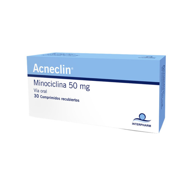 INTERPHARM ACNECLIN 50MG X 30CAPSULAS