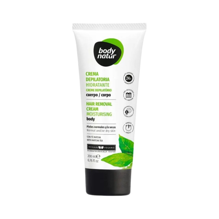 BODYNATUR CREMA DEPILATORIA HIDRATANTE CORPORAL PIELES NORMALES 200ML