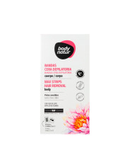BODYNATUR BANDAS CERA DEPILATORIA CUERPO PIEL SENSIBLE X16