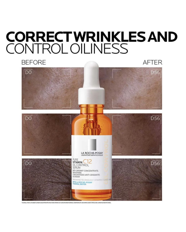 LA ROCHE POSAY PURE VITAMIN C12 OIL CONTROL SERUM 30ML