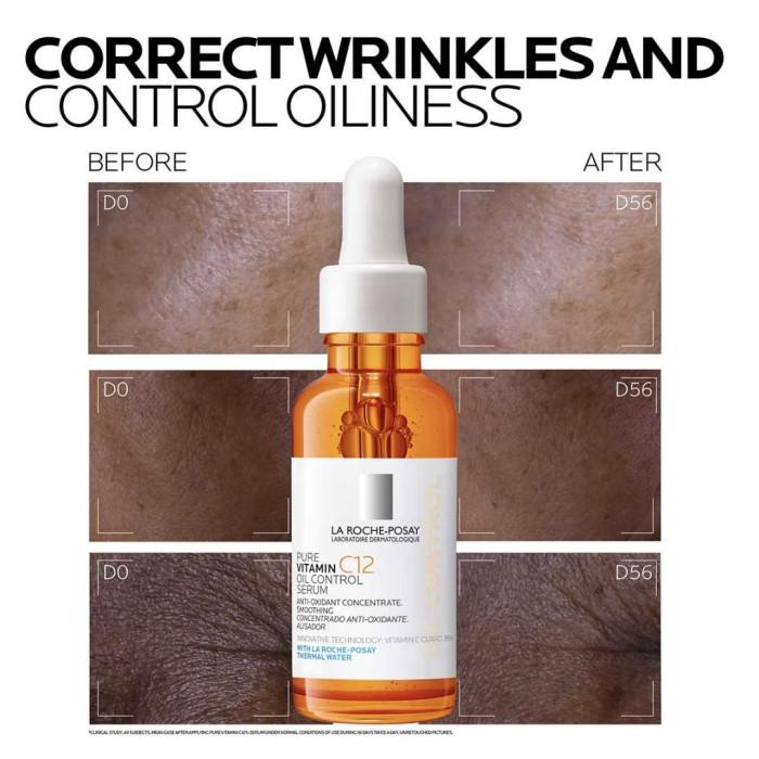 LA ROCHE POSAY PURE VITAMIN C12 OIL CONTROL SERUM 30ML