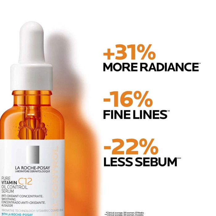 LA ROCHE POSAY PURE VITAMIN C12 OIL CONTROL SERUM 30ML