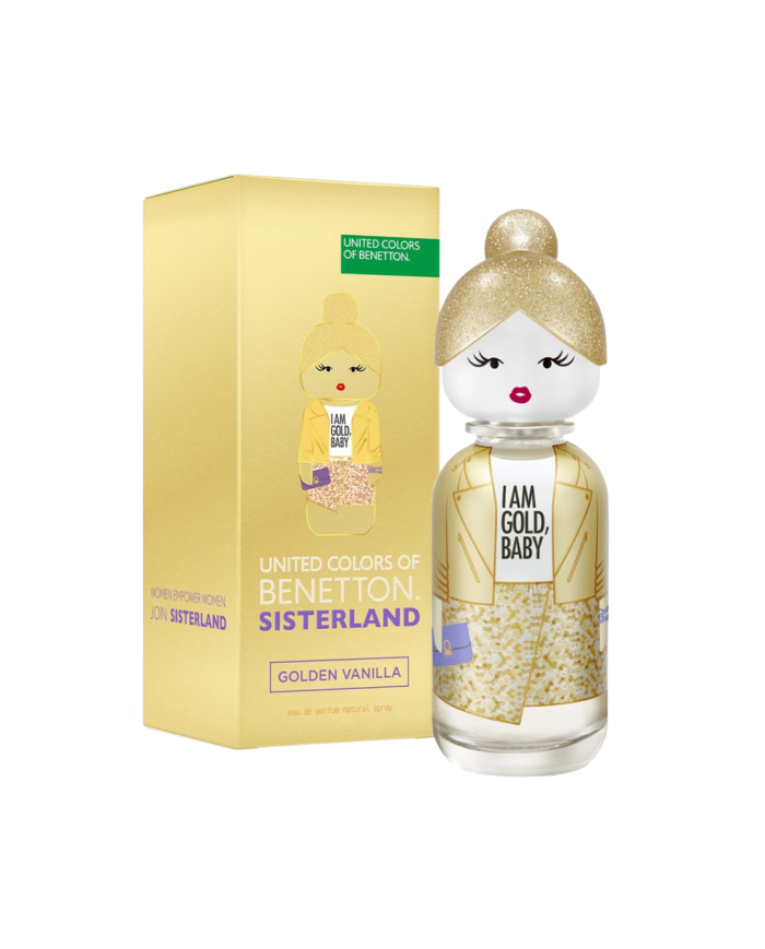 UNITED COLORS OF BENETTON SISTERLAND GOLDEN VAINILLA EDP 80ML