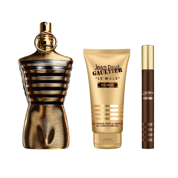 JEANPAUL GAULTIER LEMALE ELIXIR MEN EDP (125ML+SG100+10ML