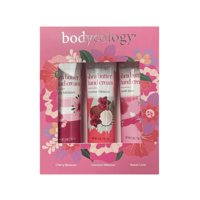 BODYCOLOGY SET DE CREMAS DE MANOS CHERRY BLOSSOM, COCONUT, SWEET LOVE