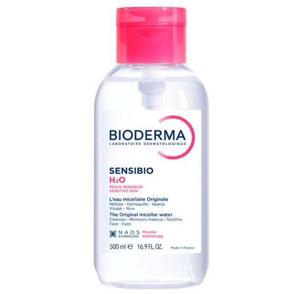 BIODERMA SENSIBIO H2O AGUA MICELAR CON DISPENSADOR 500ML