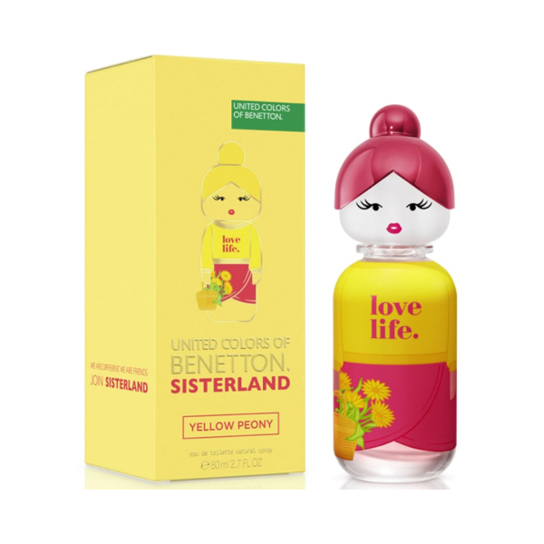 UNITED COLORS OF BENETTON SISTERLAND YELLOW PEONY 80ML